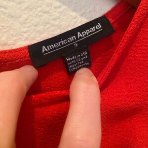 American Apparel Red Top